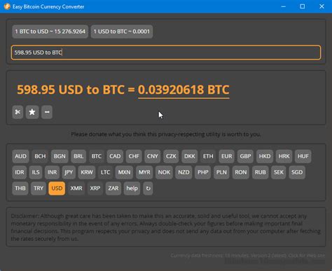 bitcoin currency converter